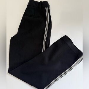 Aritzia Effortless Pant Dark Navy Side Stripe Tailored Trouser Size 2